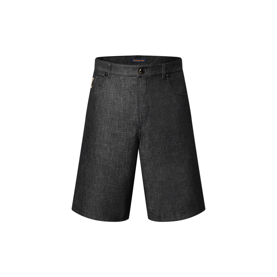 Short en chambray