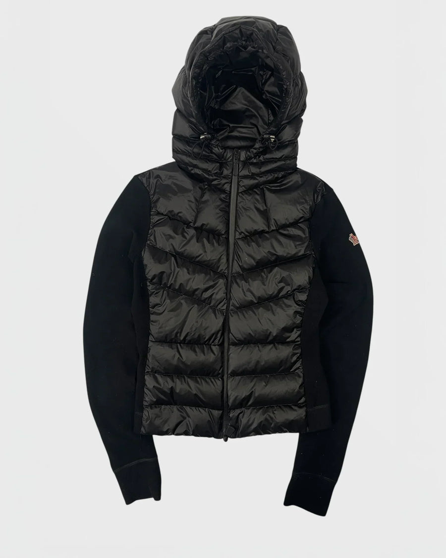 Moncler doudoune bi-matière cardigan femme