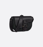 Mini sac Messenger à rabat Saddle Noir
