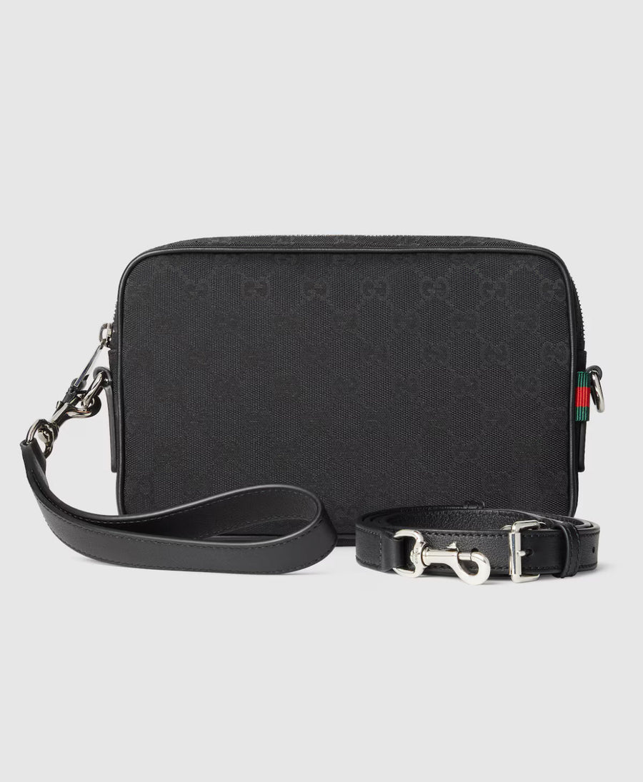 Sac à bandoulière en toile GG petit format