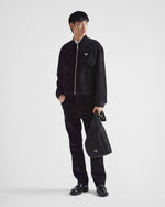 Sac à dos en Re-Nylon et cuir