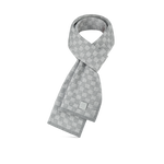 Bonnet et Écharpe Néo Petit Damier Gris