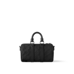 Sac Keepall Bandoulière 25 Noir Cuir