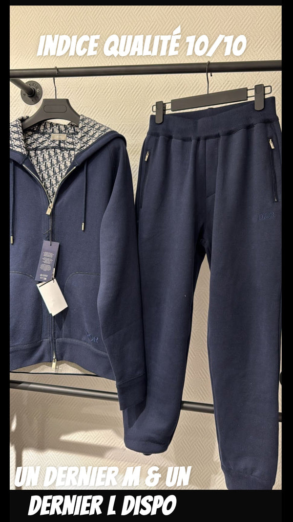 Veste dior monogramme bleu