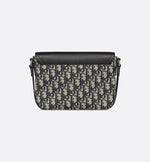 Sac Messenger à rabat Saddle Small Noir et Beige