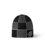 Bonnet et Écharpe Damier Heritage Noir