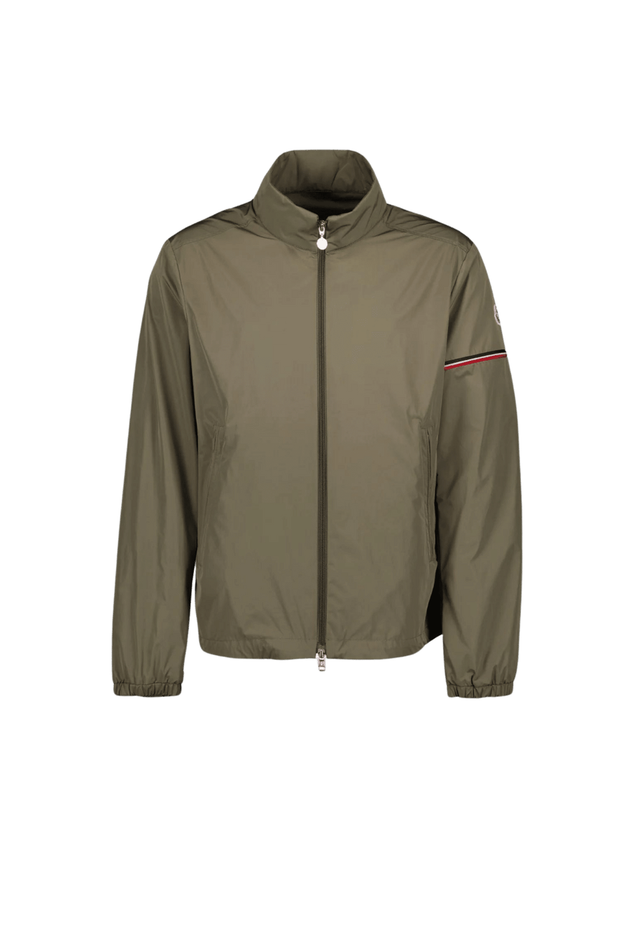 Coupe vent ruinette kaki bande manches Moncler