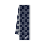 Bonnet et Écharpe Damier Heritage Bleu Marine