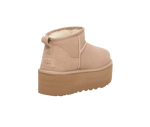 UGG Botte Classic Ultra Mini à plateforme Beige