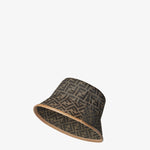 Bob en tissu jacquard FF brun