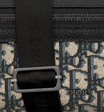Mini sac Messenger zippé Rider 2.0 Noir et Beige