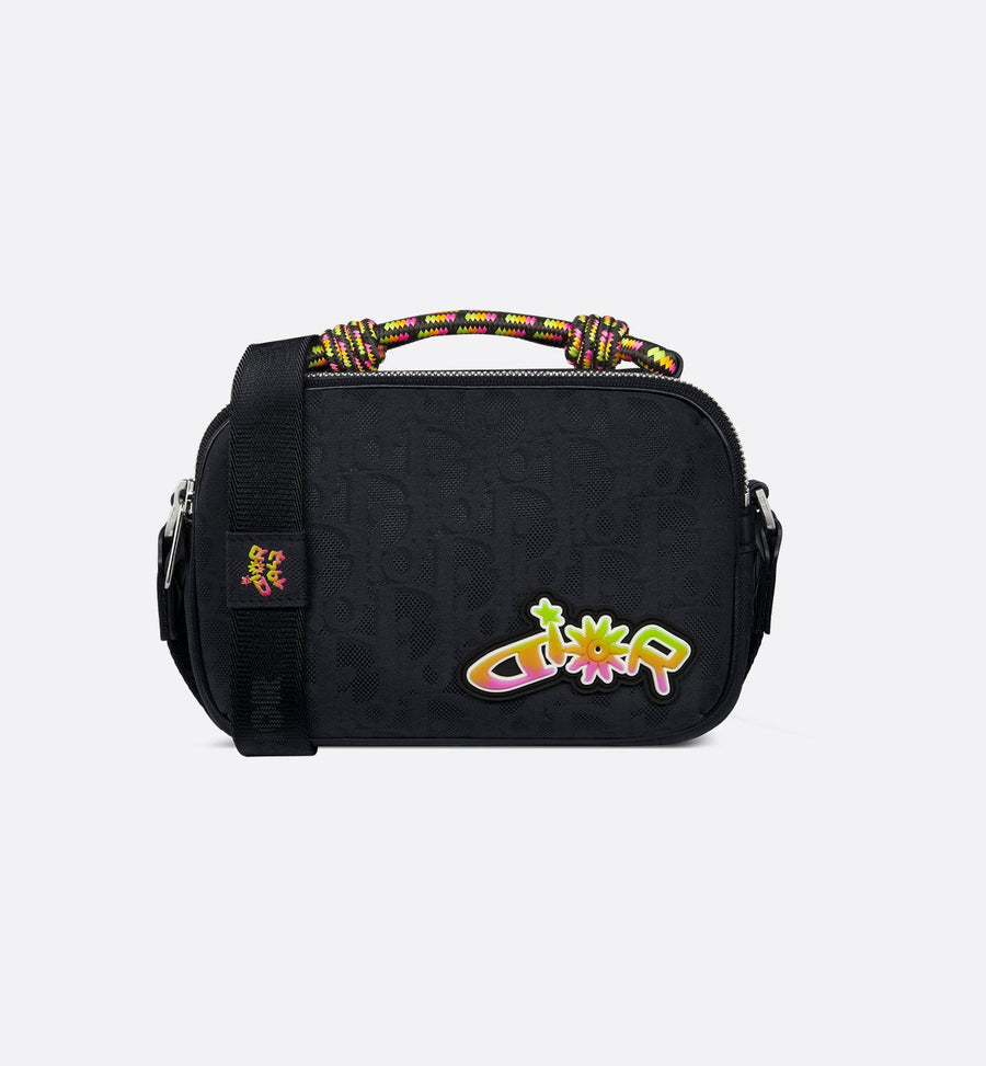 Mini sac zippé DIOR AND LEWIS HAMILTON