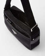 Sac porté épaule en Re-Nylon et Saffiano