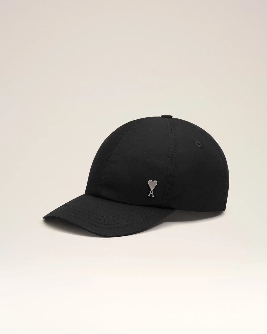 Casquette Noire Rivet Ami De Coeur en Nylon