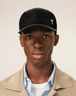 Casquette Noire Rivet Ami De Coeur en Nylon