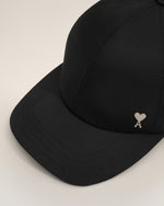 Casquette Noire Rivet Ami De Coeur en Nylon