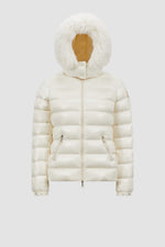 Doudoune courte à capuche Moncler Badyf Blanc