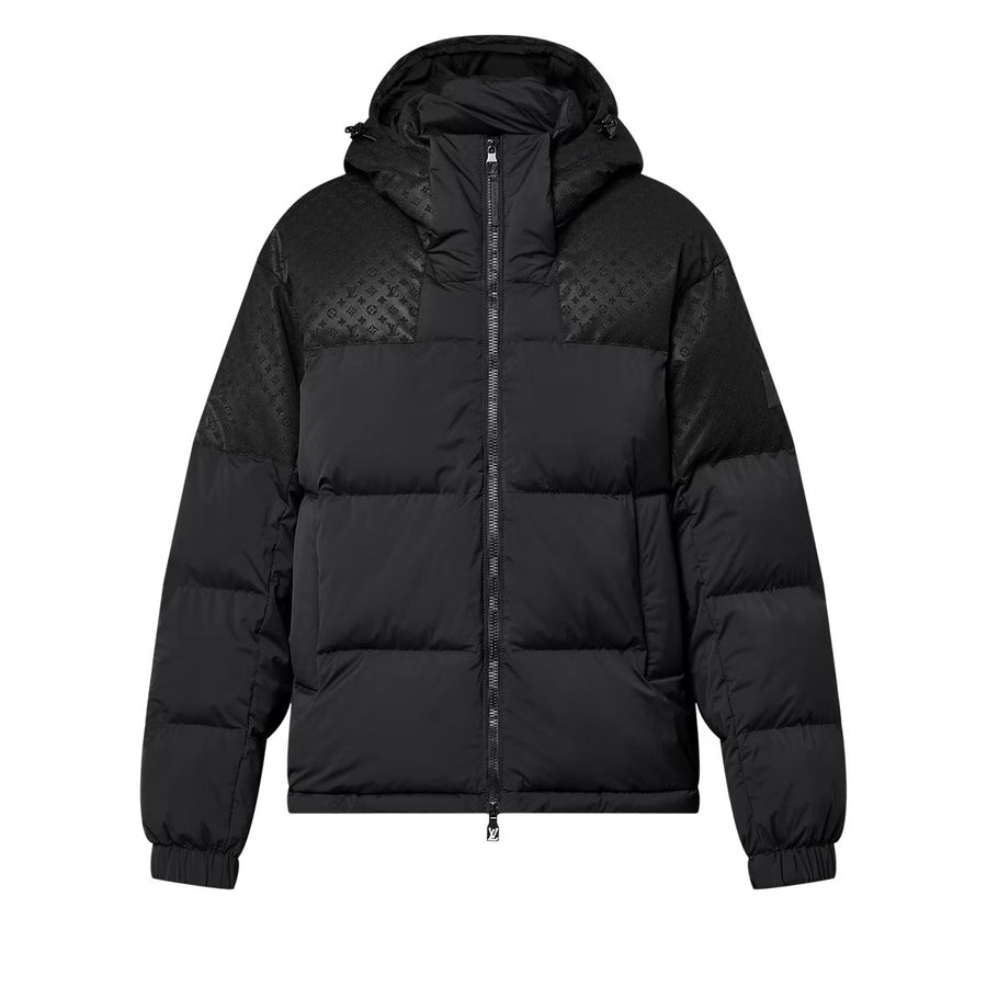 Blouson à détails Monogram en duvet Ecodown