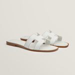 Hermes - Claquettes Blanc