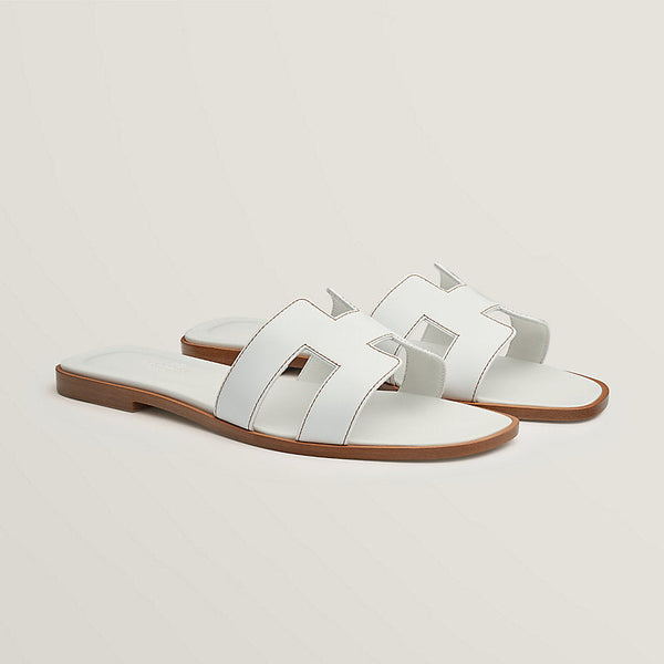 Hermes - Claquettes Blanc